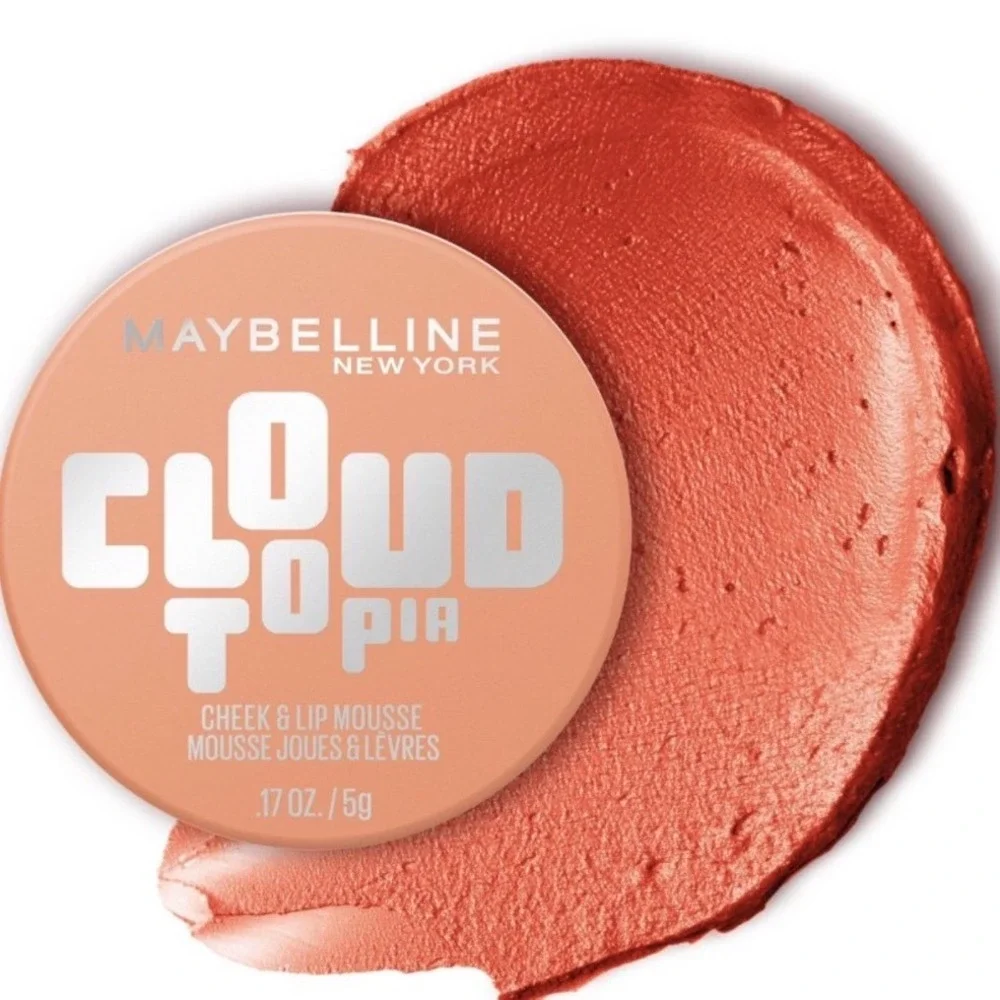 Maybelline New York Cloudtopia Cheek & Lip Mousse Solar Serenity 10 Peach